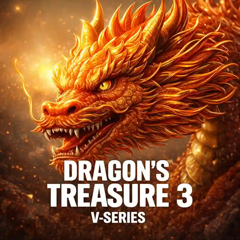 Dragon's Treasure 3 Casino Game Banner